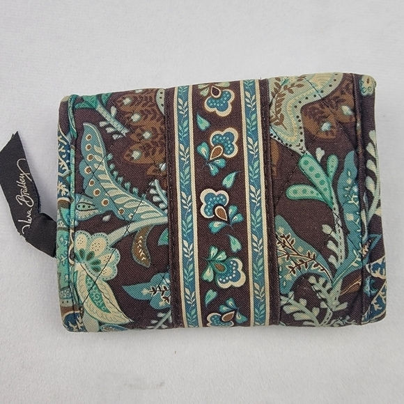Vera Bradley Java Blue small velcro wallet - Picture 2 of 5